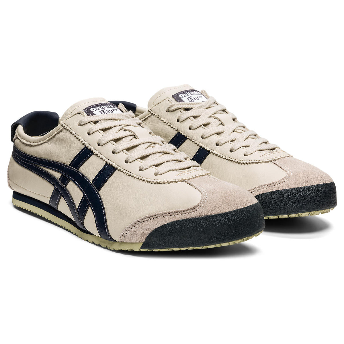 ⭐️Onitsuka Tiger Mexico 66 Birch&Navy 鬼冢虎 墨西哥66德训鞋 浅灰+藏青
