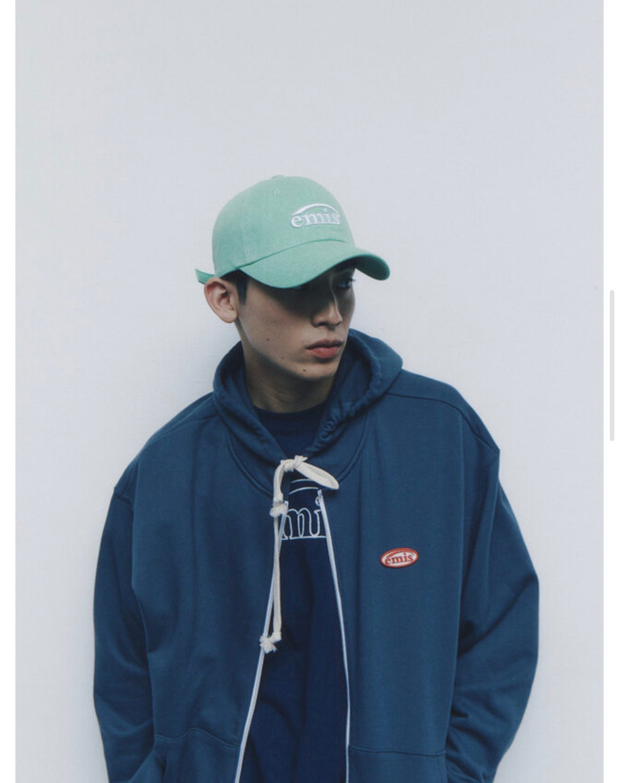 emis New Logo Ball Cap Mint 韩国 emis 新刺绣标棒球帽 薄荷绿