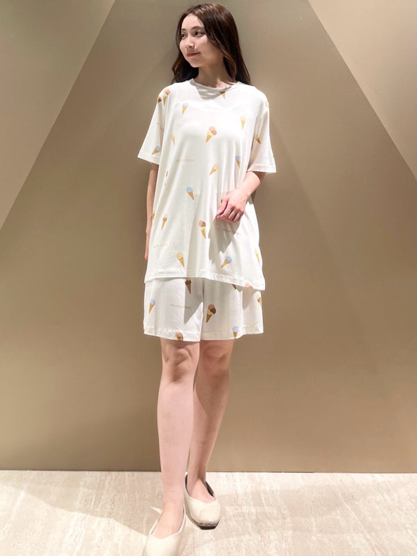 gelato pique 25春夏新品甜美小清新冰淇淋莫代尔印花Gp睡衣女家居服套装