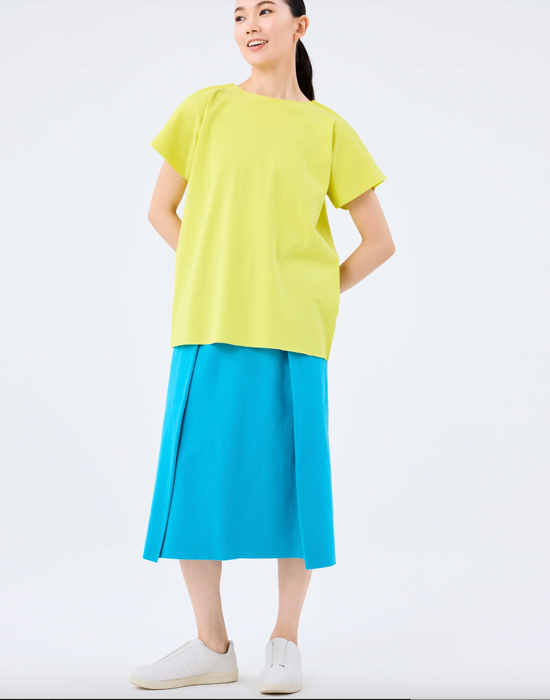 三宅一生 ISSEY MIYAKE ME系列 女士半裙 ( MI42JG952)均码 黑色