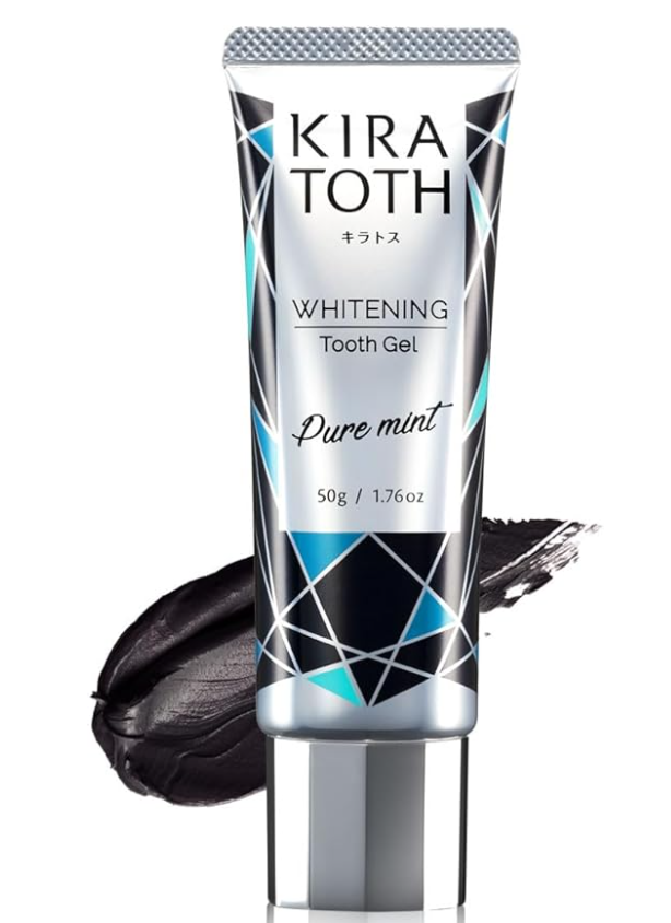 日本KIRATOTH 酵素炭混合去黄亮白 美白牙膏 50g