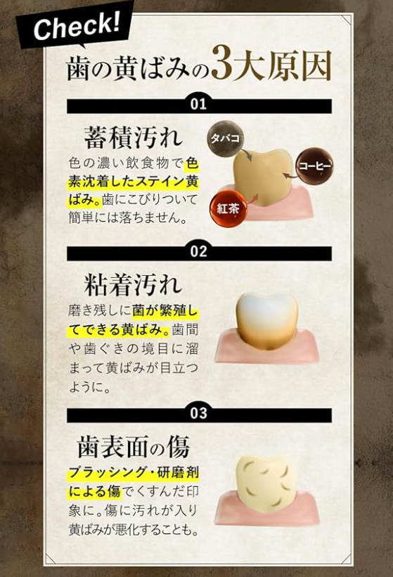 日本KIRATOTH 酵素炭混合去黄亮白 美白牙膏 50g