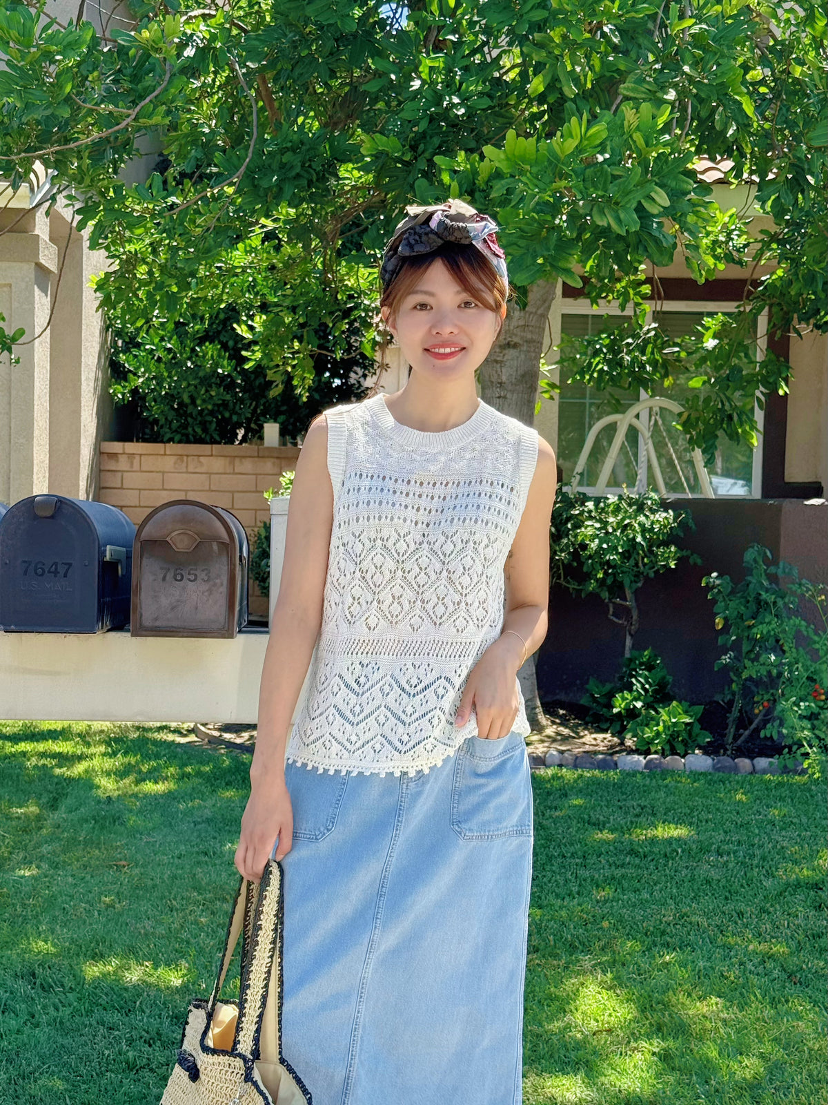 【Riko's collection】Cloud-Soft Tencel Cotton Denim Skirt|云柔天丝棉牛仔半身裙
