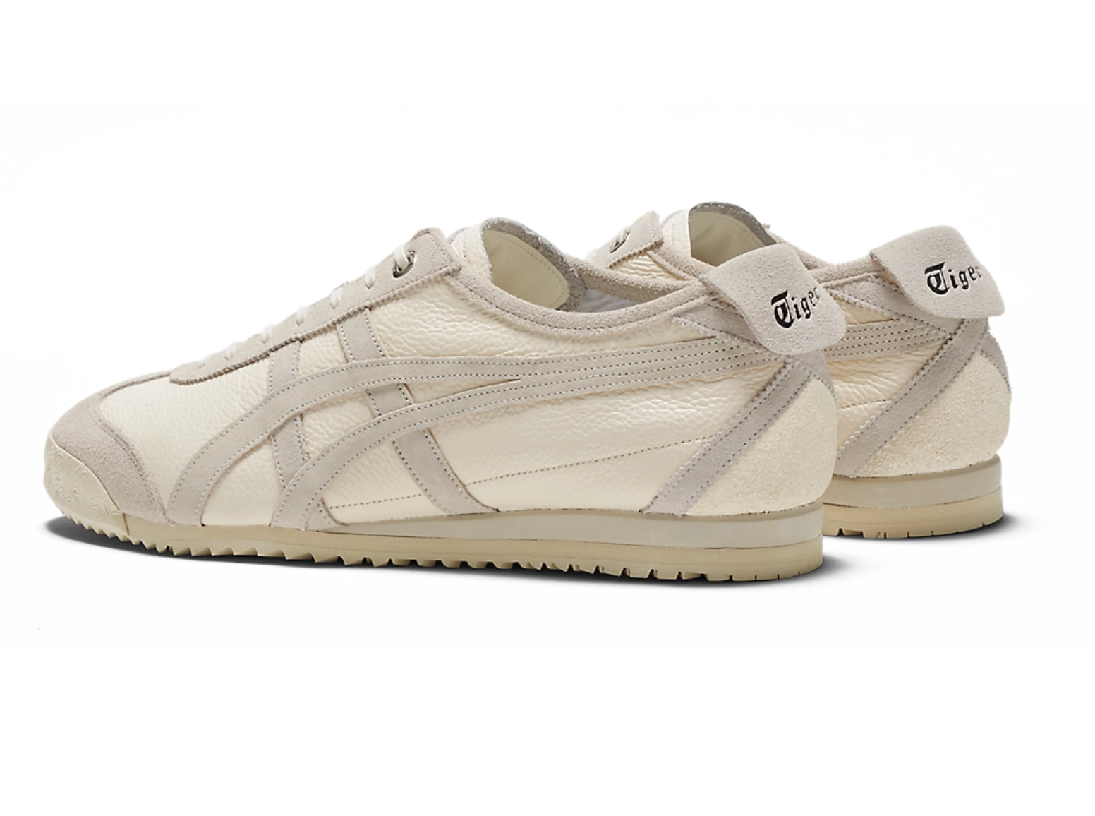 Onitsuka Tiger Mexico 66 SD VIN Cream & Light Grey 鬼冢虎 墨西哥66 SD VIN复古德训鞋 奶油&浅灰