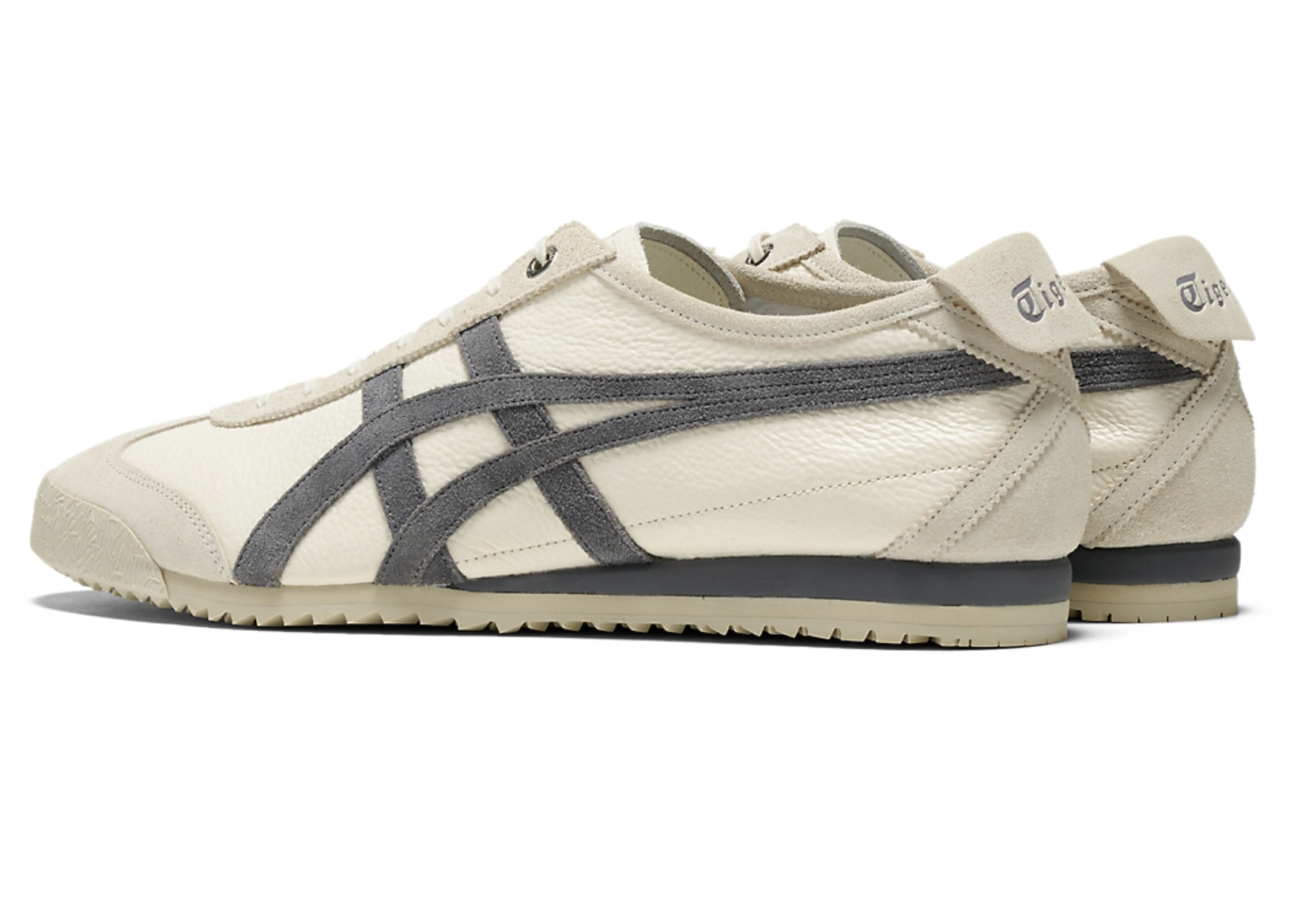 Onitsuka Tiger Mexico 66 SD VIN Beige & Grey 鬼冢虎 墨西哥66 SD VIN复古德训鞋 象牙&炭灰