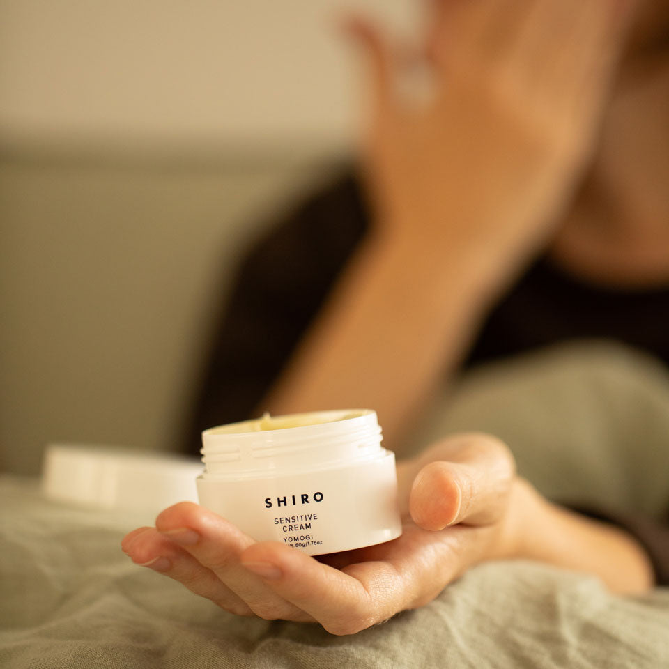 Shiro Sensitive Face Cream Yomogi 敏感肌保湿艾草面霜 50g