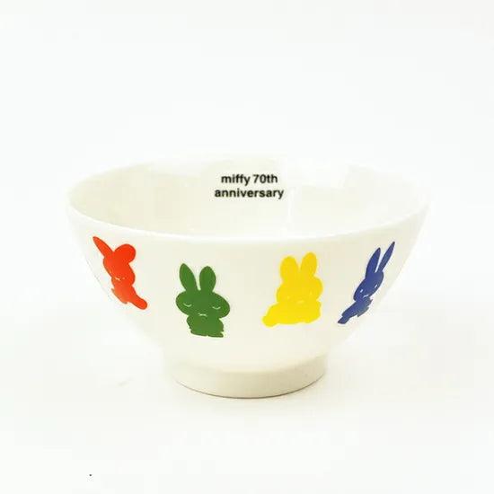日本 Miffy 70周年限定兔子饭碗