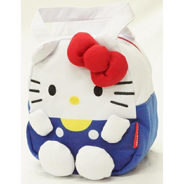 日本 Skater× Hello kitty 立体造型手拎包 午餐包 便当包 约16X21cm底部12X10cm