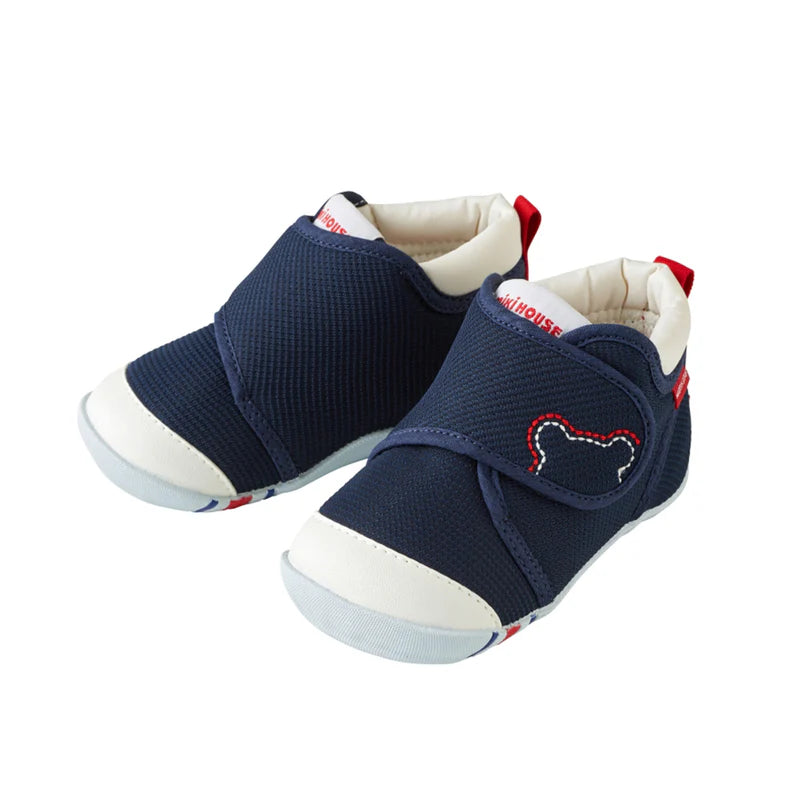 日本MIKIHOUSE 获奖鞋 蓝色 经典版 一段学步鞋 无抗菌版(默认无盒,有需要联系客服)