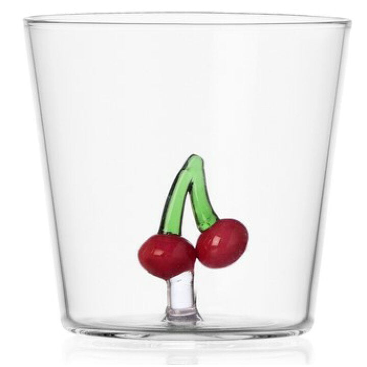 Ichendorf Milano Fruits & Flowers - Tumbler Cherries 意大利Ichendorf樱桃玻璃杯