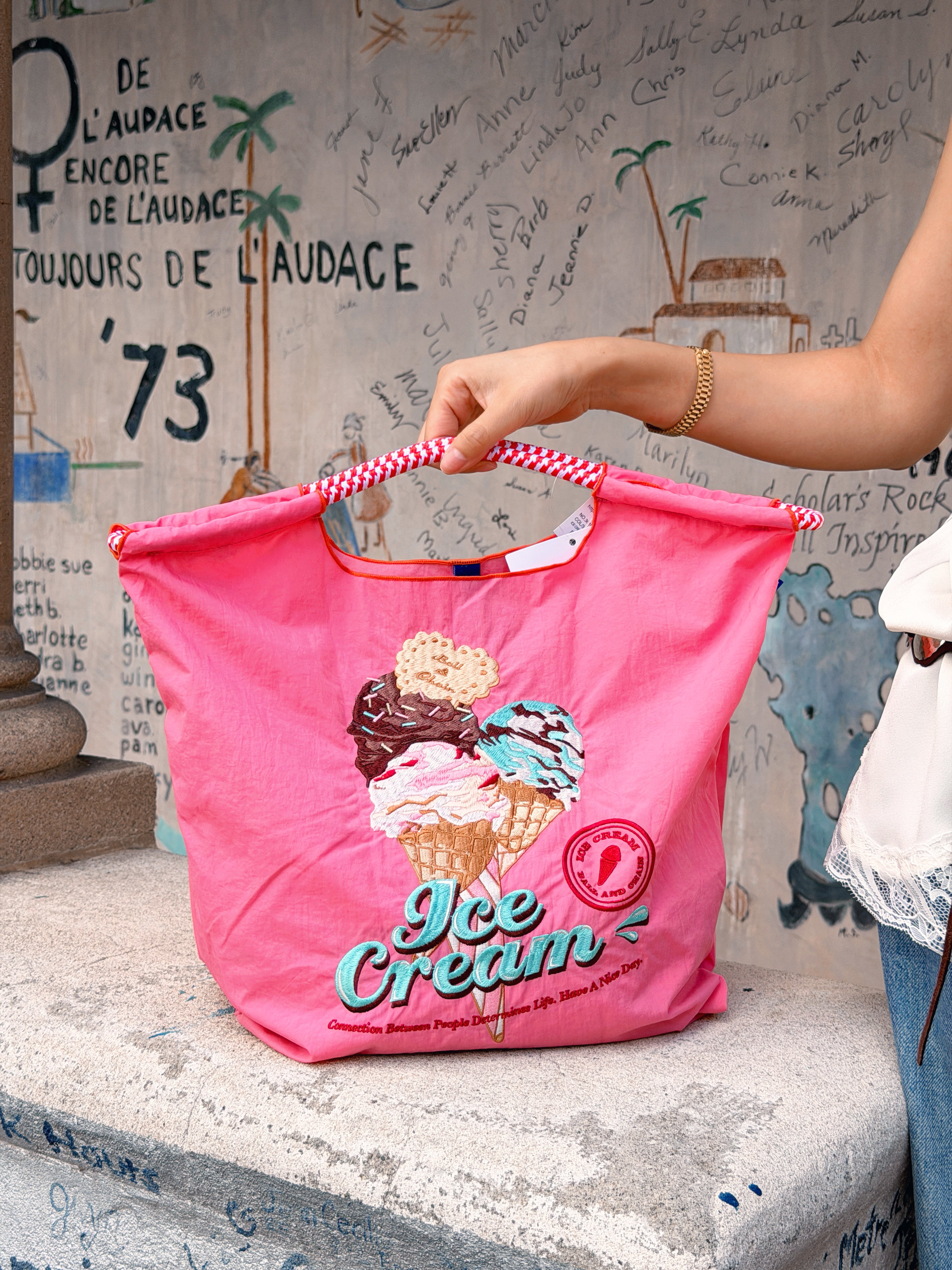 ball&chain Ice Cream Pink M 日本 ball&chain 粉色冰淇淋 中号