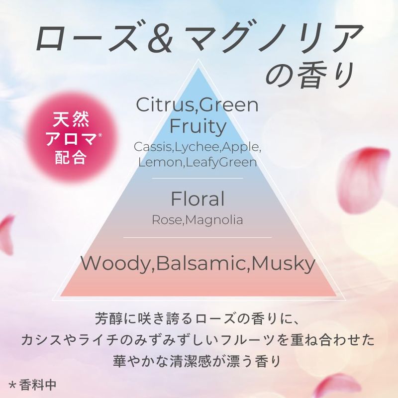 Kao New Beads Rose & Magnolia Scent 690g 花王 除臭柔软洗护二合一洗衣液 玫瑰&木兰