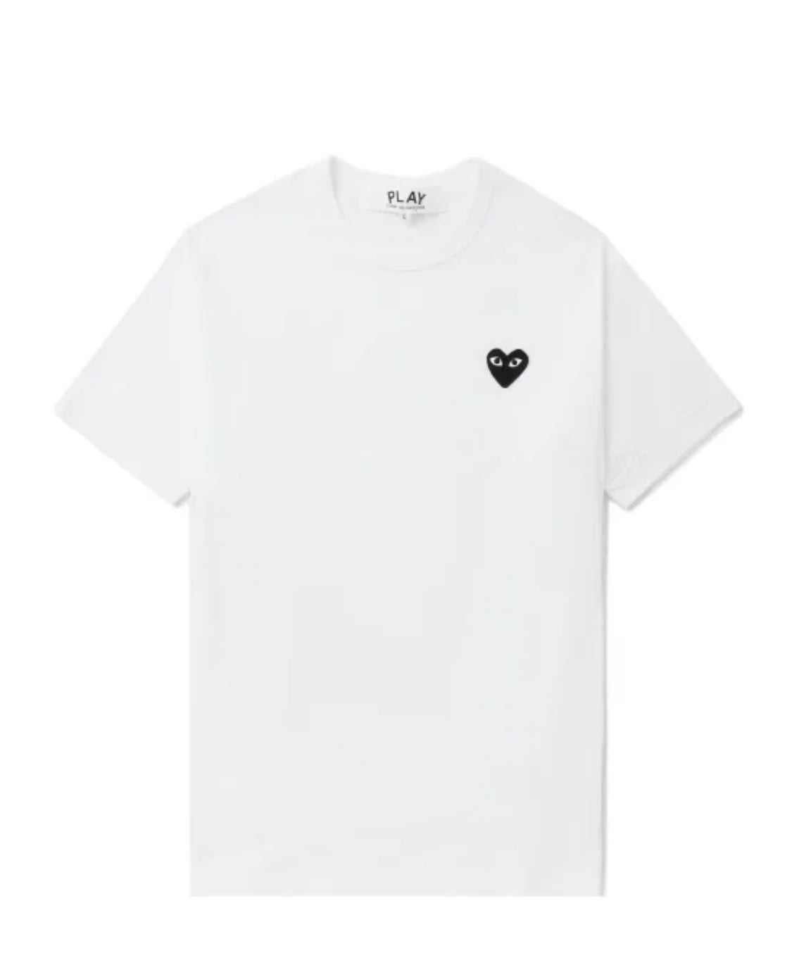 COMME des GARÇONS 川久保玲 T恤 白色 黑心(尺码偏小,洗后也会缩水尽量买大哦)