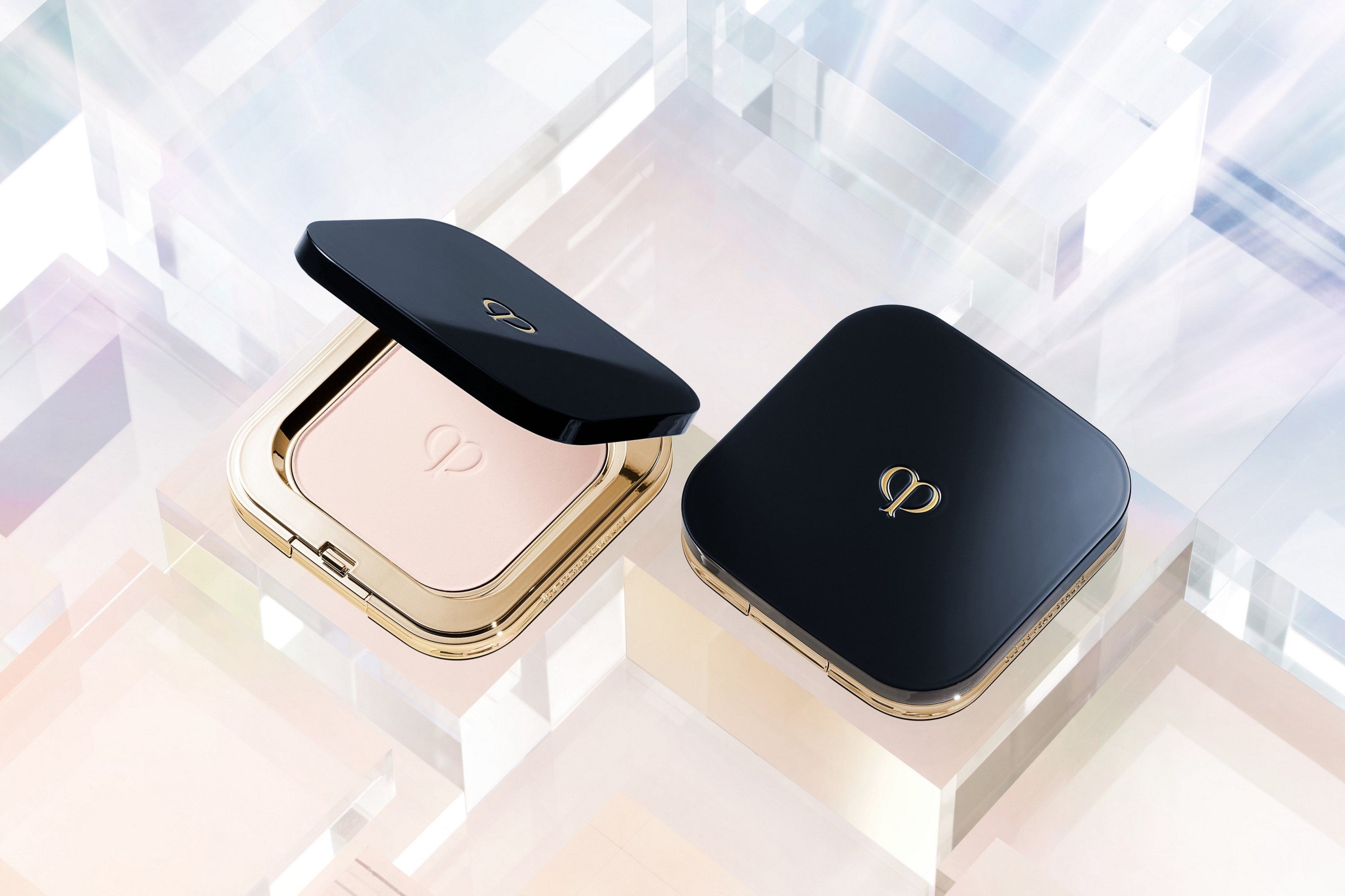 新版 日本本土版CLE DE PEAU BEAUTE CPB 光颜粉蜜 玫瑰香 5g 压缩定妆粉饼 自然柔焦妆感 长效轻薄持妆