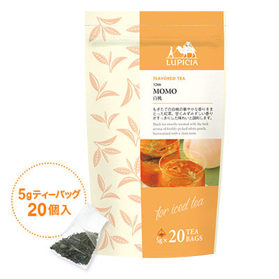 Lupicia Flavored Iced Tea Momo Tea Bag 日本Lupicia绿碧茶园 夏季限定 冷茶白桃 5g*20(赏味期限:04/2028)5266