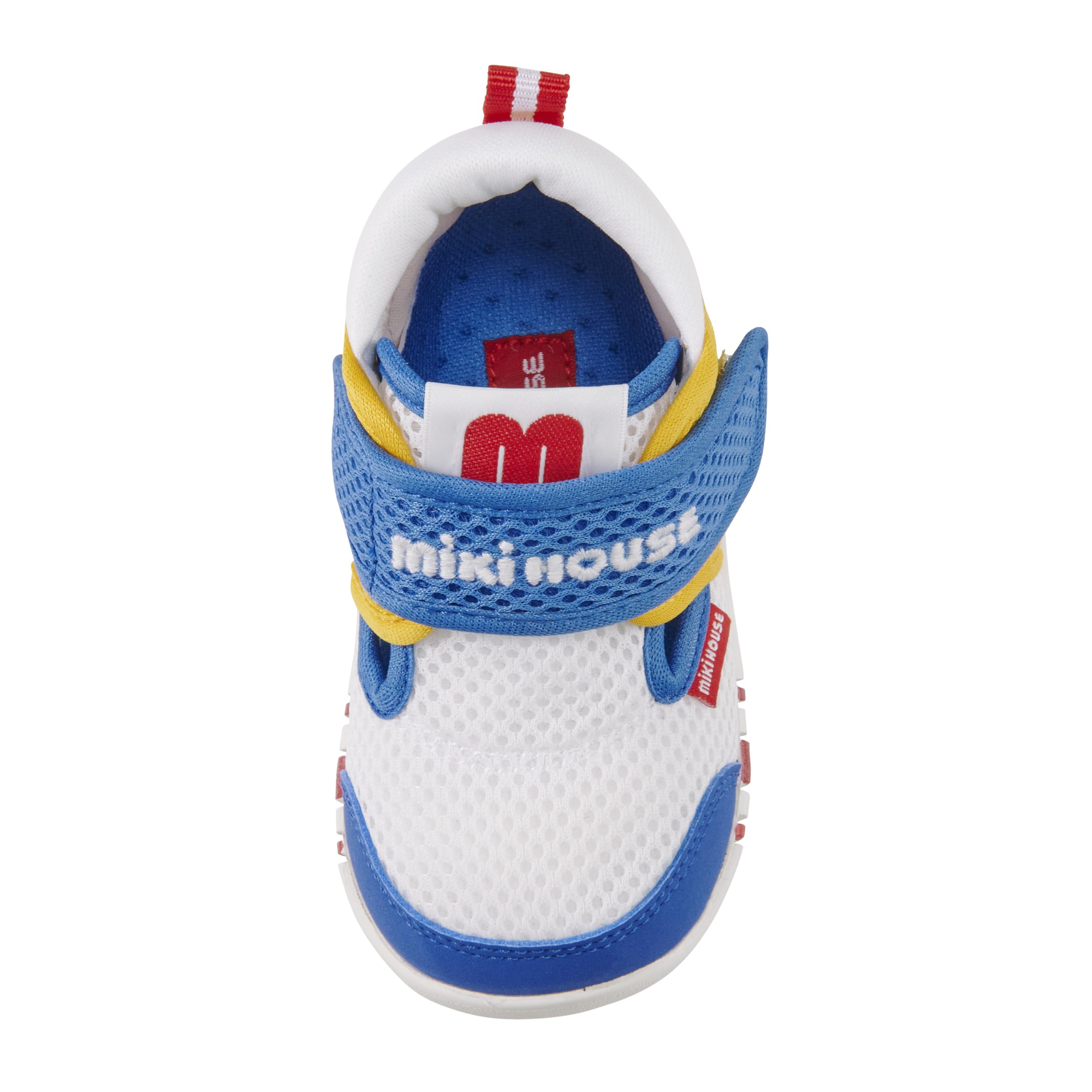 日本MIKIHOUSE 大网孔镂空包头学步鞋 一段学步鞋 网面凉鞋 拼色 12cm(默认无盒,有需要联系客服)