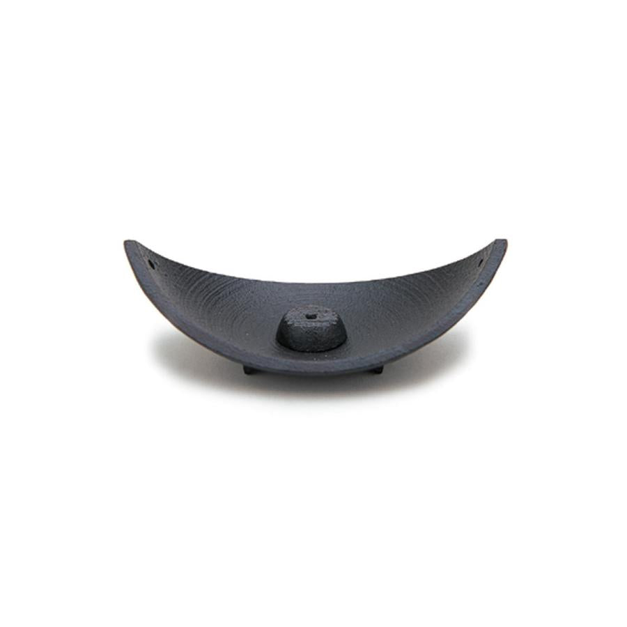 日本 铸心工房 铸铁香皿 S 日本制 笹舟 尺寸:110x60x35mm #79813