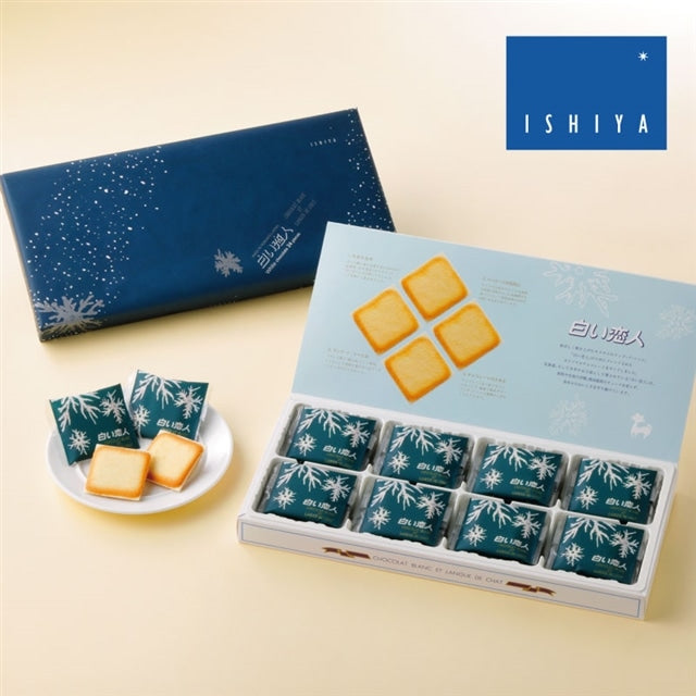 日本ISHIYA石屋製菓 北海道名物 白色恋人夹心饼干 24枚(赏味期限01.23.26y)