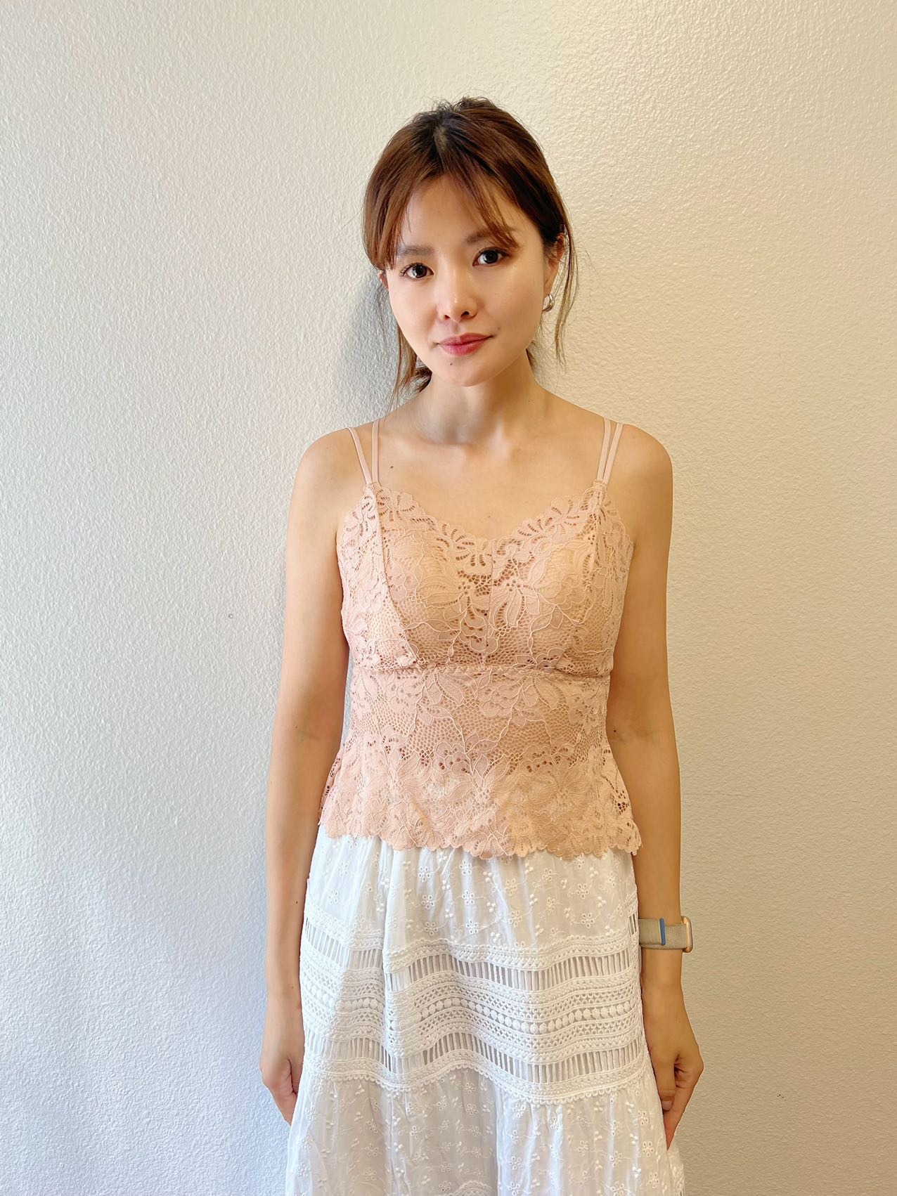 【Riko's collection】性感蕾丝背心外穿抹胸吊带含胸垫(M/L 2款尺码可选)🍐穿M
