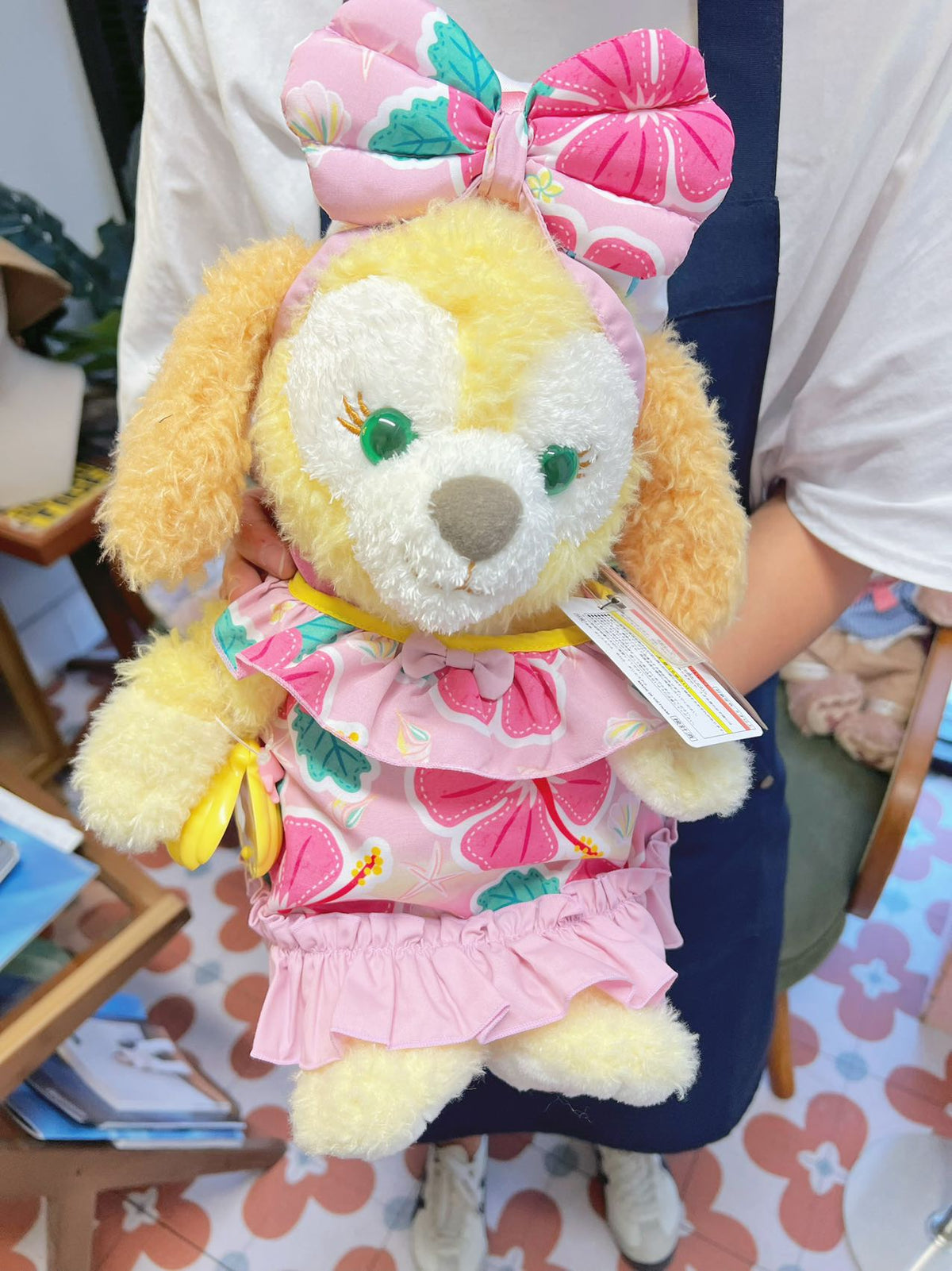 Tokyo Disney 东京迪斯尼 饼饼公仔S码 ➕比基尼着装👙(坐高32cm)
