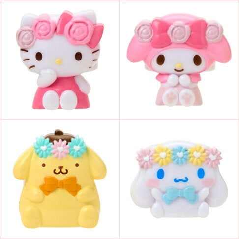 日本 SANRIO三丽鸥卡通人物戒指玩具盲盒沐浴球(8款随机/橙子香味)1枚入/75g