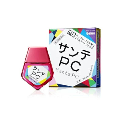 日本参天Santen /参天 蓝盾眼药水 12ml SantePC 能改善藍光等造成的眼睛發炎及眼睛疲勞(保质期:07/27y)
