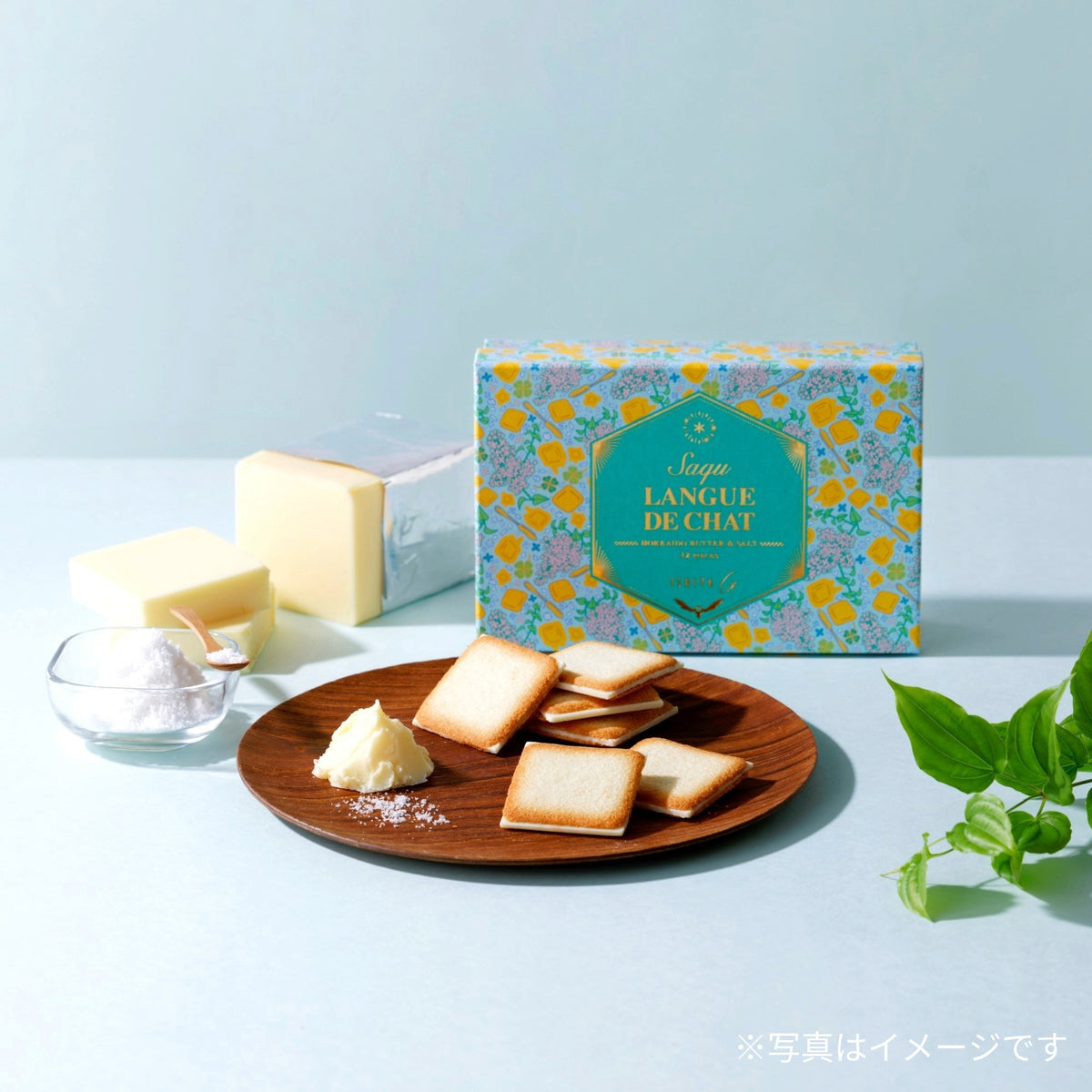 ISHIYA Langue De Chat Hokkaido Butter & Salt 白色恋人 北海道黄油海盐巧克力夹心饼 (赏味期限:11/03/2026)