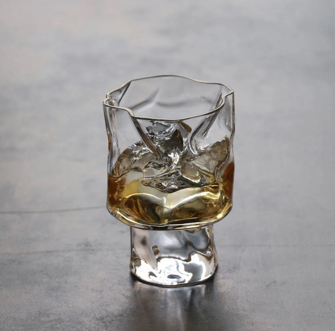 日本 小松诚褶皱杯 Makoto Komatsu Crinkle Glass(Gift Box)