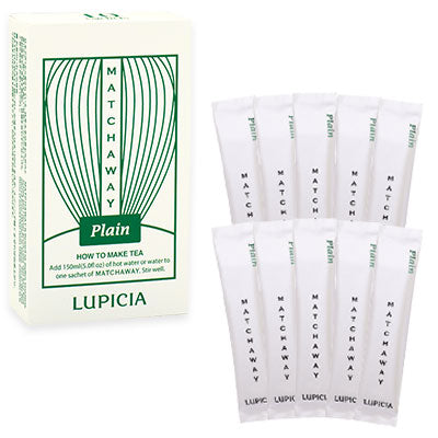 Lupicia Matchaway Plain Matcha Powder Sachets 日本Lupicia绿碧茶园 原味抹茶粉 便利包 3g X 10(赏味期限:12/2026)8844
