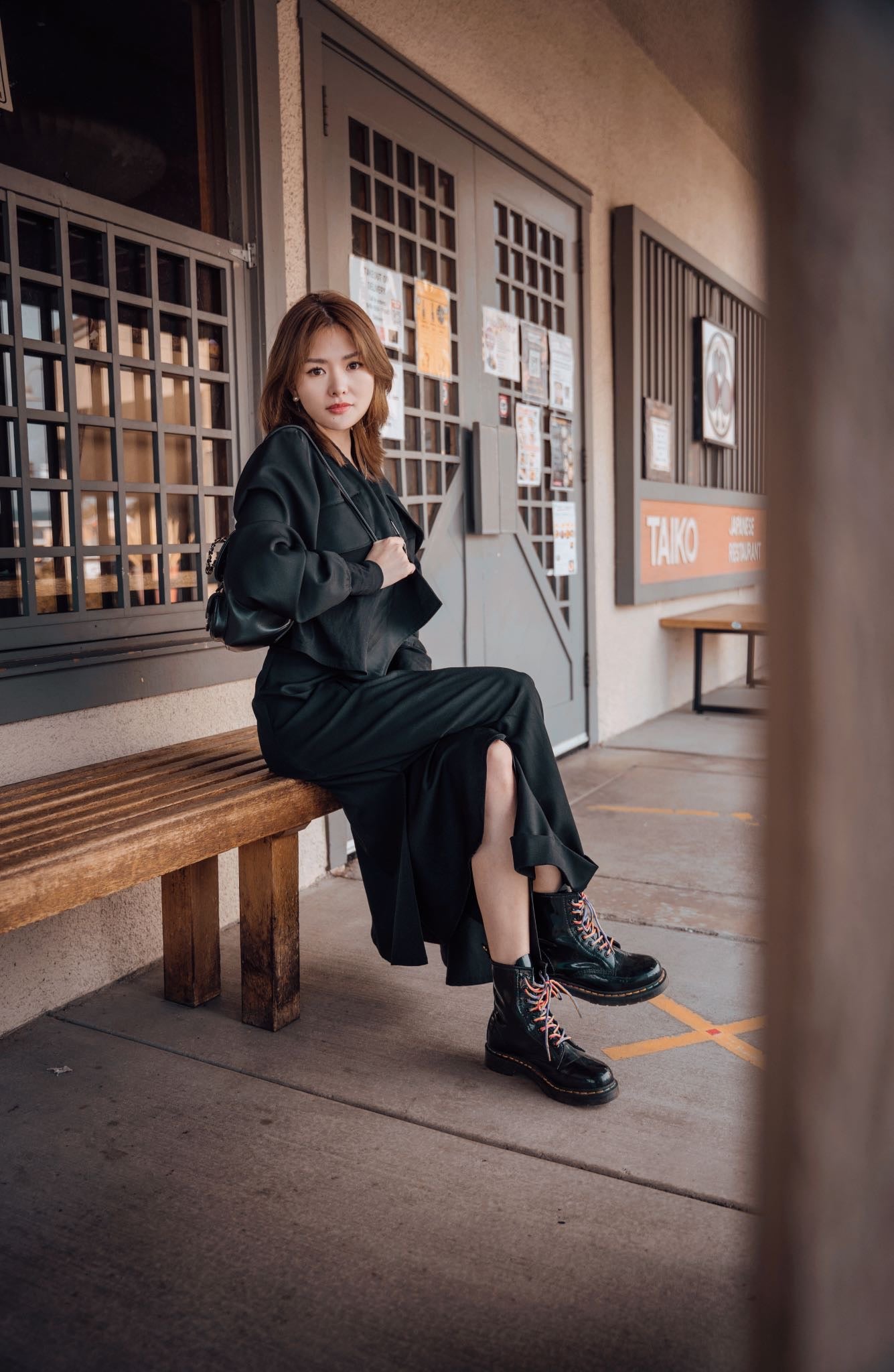 YOHJI YAMAMOTO LAYERED CROP BOMBER JACKET 1码(梨子穿1码)