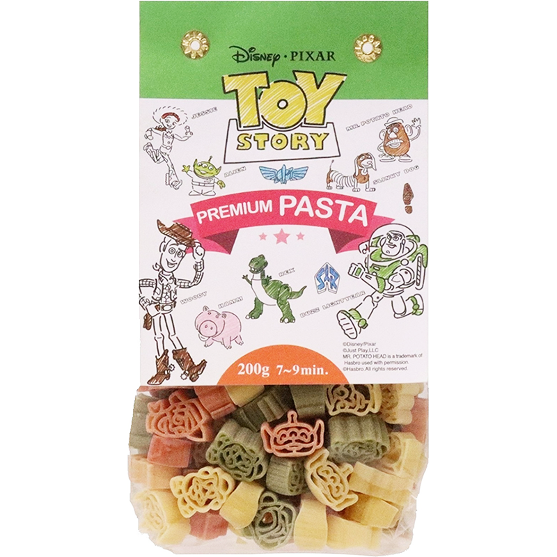 日本迪斯尼 Dianey Nakato 反斗奇兵造型多彩通心粉 儿童意面 200g(2026.11.22)