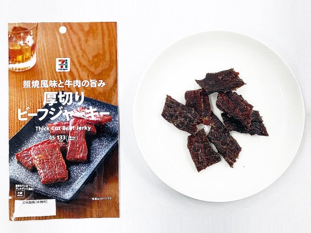 日本711 零食 照烧风味 厚切牛肉干 45g (赏味期限(10.24.25y)