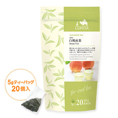 Lupicia Flavored Iced Tea Momo Vert Tea Bag 日本Lupicia绿碧茶园 夏季限定 白桃煎茶 5g*20 (赏味期限:04/2027) 8284