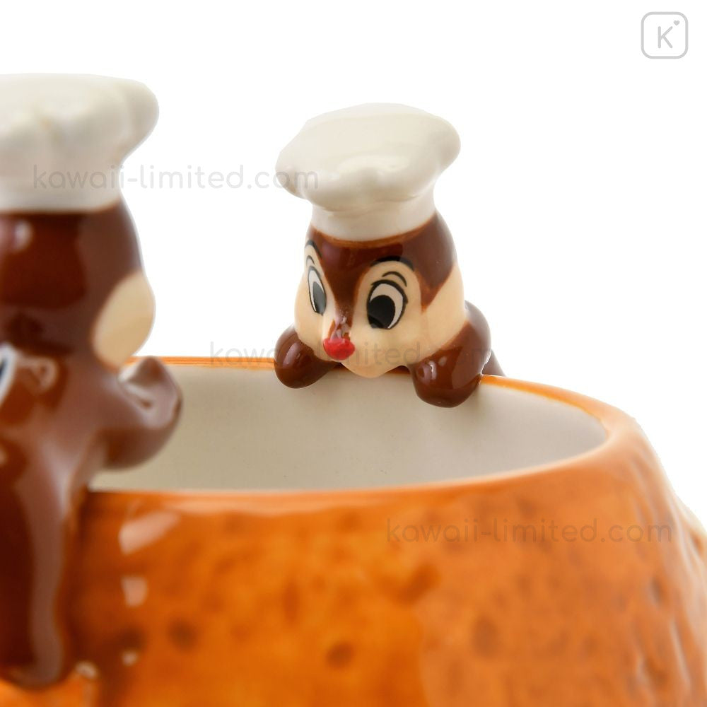 日本 迪士尼Disney米奇 面包房 烘培 松鼠陶瓷杯