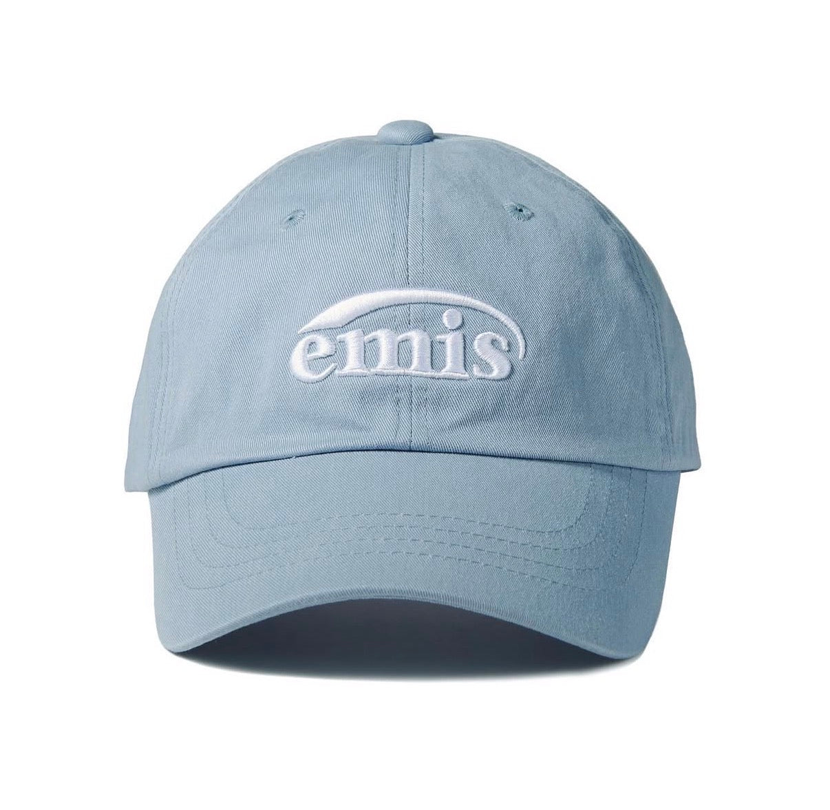 emis New Logo Ball Cap Pastel Blue 韩国 emis 新刺绣标棒球帽 粉蓝