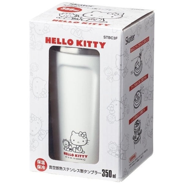 日本 Skater   hello Kitty 不锈钢保温保冷咖啡随行杯 350ml