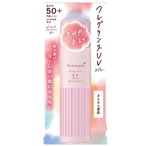 日本NARIS UP娜丽丝 2025最新升级版 清爽防水透明芳香防晒喷雾(花果香)SPF50 +PA+++ 90g