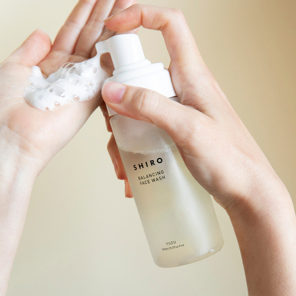 ⭐️日本Shiro 柚子泡沫洁面洗面奶水油平衡系列 150ml