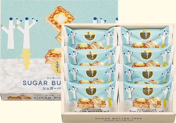 Sugar Butter Sand Tree In-store Limited Butter Puff Pastry 黄油树 店铺限定 黄油千层酥 8pcs (EXP:09/15/2026)