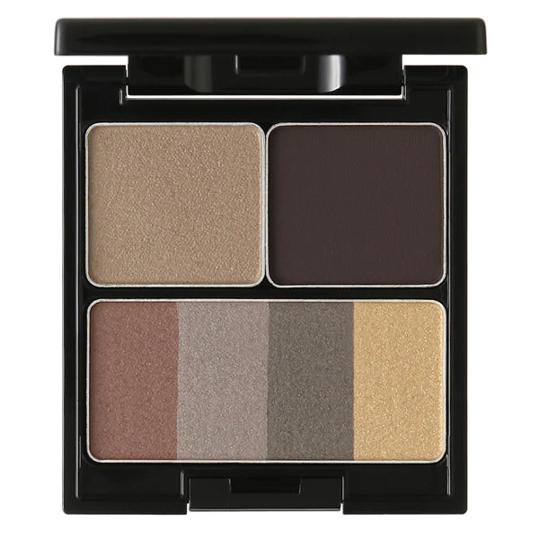 白凤堂 Hakuhodo 六色眉粉盘 6色哑光眉粉盘 多用途眼影 眼线 眉毛 调色盘N 持久自然 不易脱色