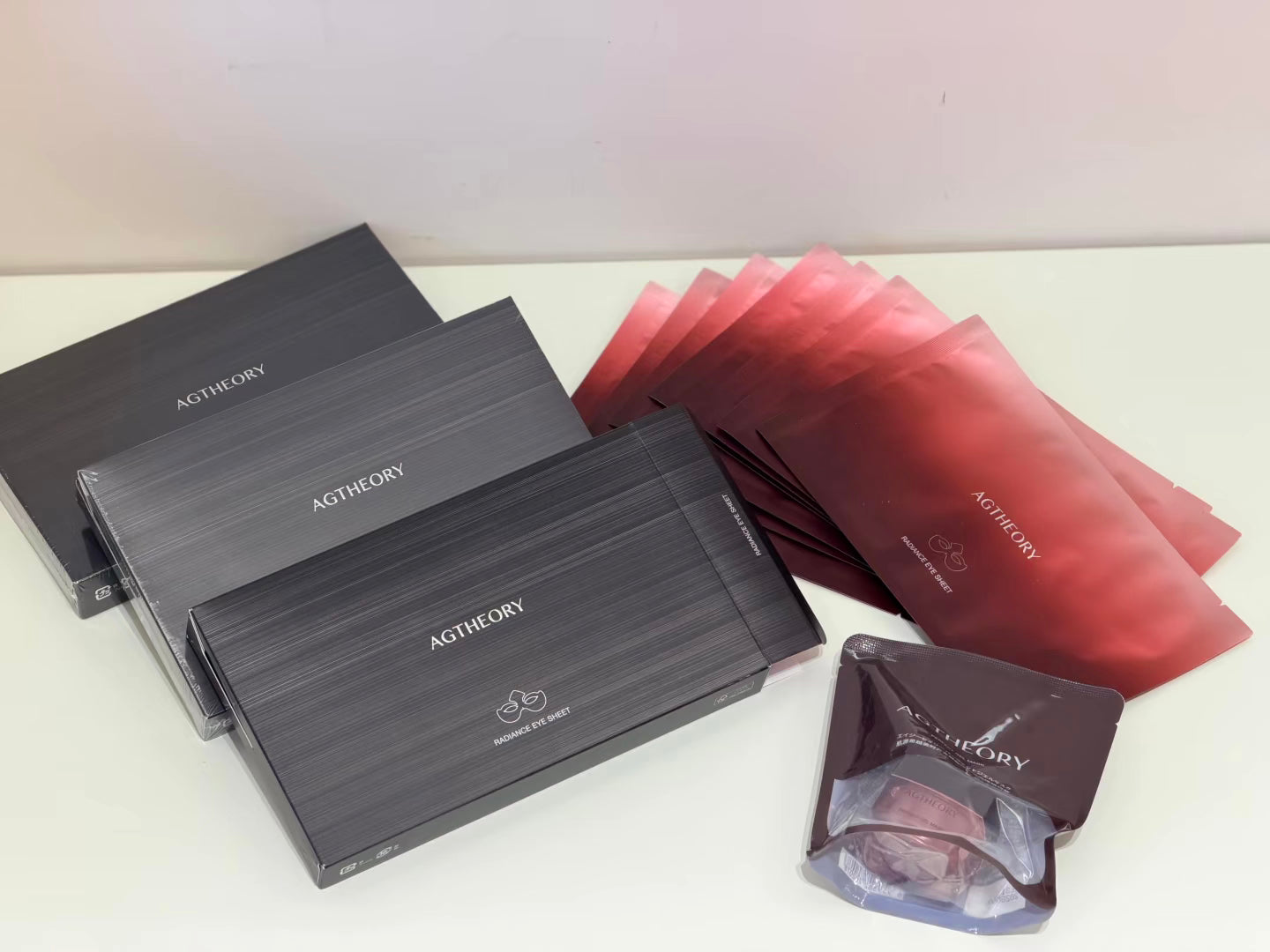 AXXZIA AGE THEORY Radiance Eye Sheet 日本 AXXZIA 晓姿 AGTHEORY 焕亮紧致眼膜 7pcs
