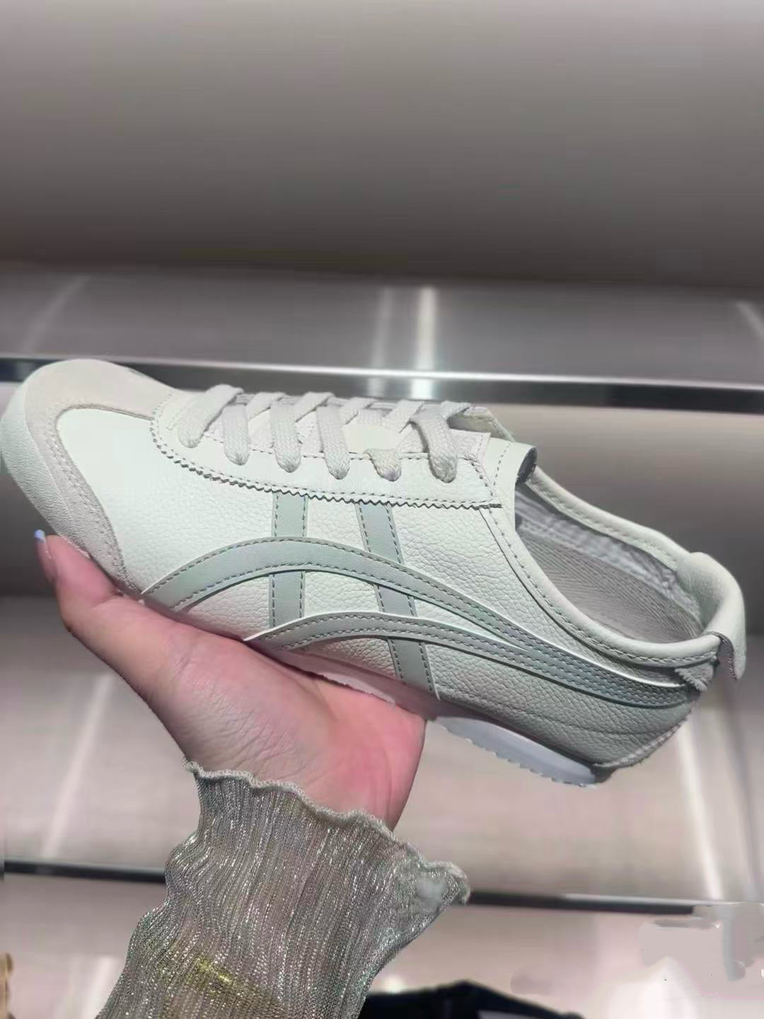 ⭐️Onitsuka Tiger Mexico 66 Cream&Mint 鬼冢虎 墨西哥66德训鞋 奶油+薄荷绿