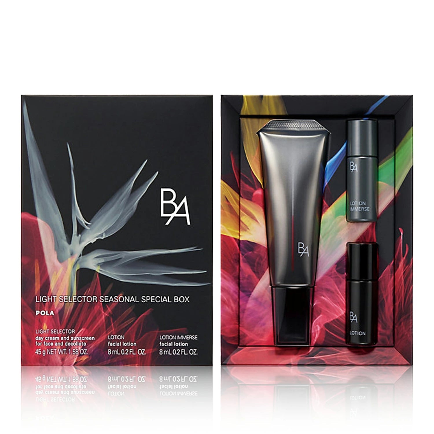 日本POLA 宝丽 黑B.A 防晒霜限定套盒SPF50+ PA++++ 套盒内容:黑BA防晒45g +黑BA化妆水8ml*2