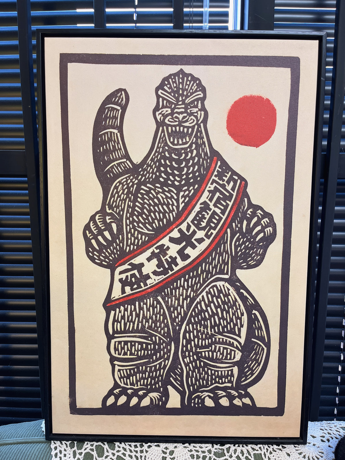 Artwork 哥斯拉 新宿观光特使 装饰画 尺寸39.5*59.5cm