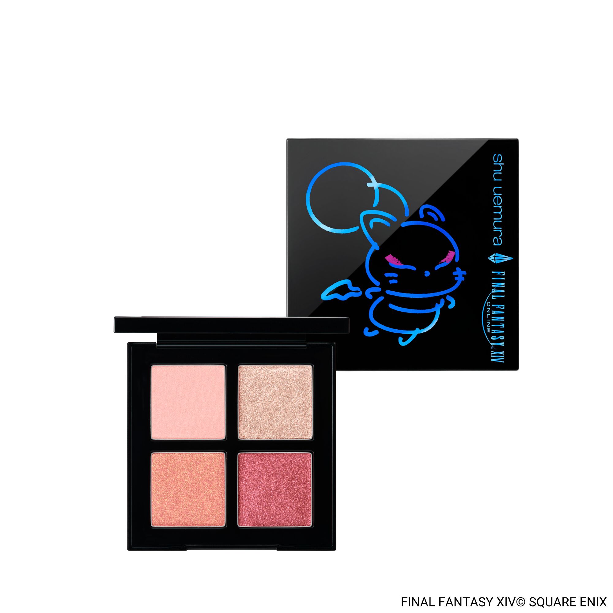 日本植村秀shu uemura x 最终幻想 联名圣诞限定四色眼影盘 节日氛围盘(星芒颂歌)