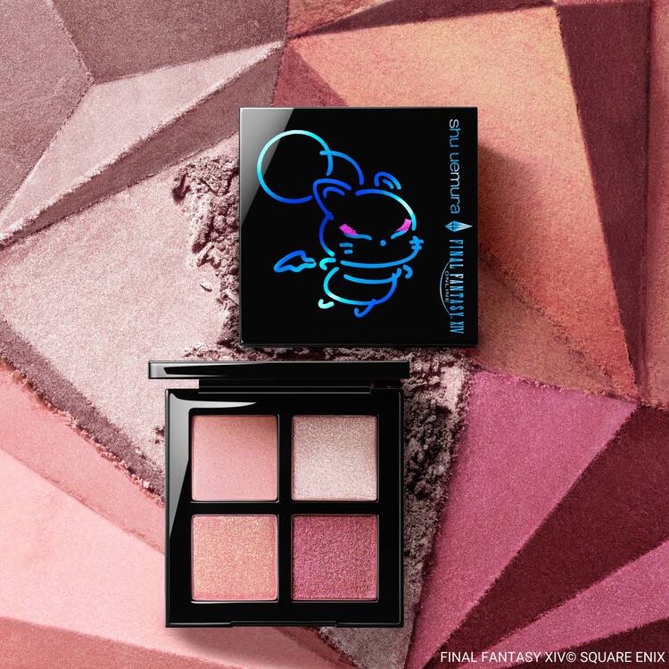 日本植村秀shu uemura x 最终幻想 联名圣诞限定四色眼影盘 节日氛围盘(星芒颂歌)