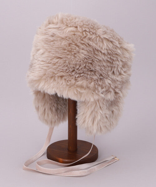 CA4LA Fur Trapper Hat 毛绒护耳无檐帽 防静电缎面内衬