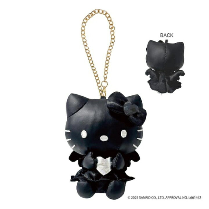 日本 SANRIO 三丽鸥 NIC 天使恶魔kitty挂件 人造皮革 链条款