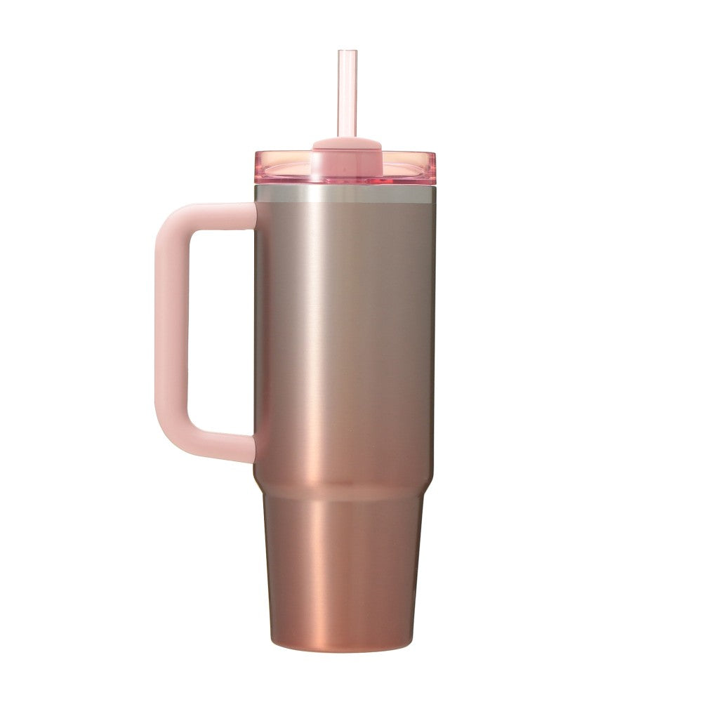 日本星巴克 2026情人节限定 Stanley史丹利 渐变粉不锈钢保温杯887ml