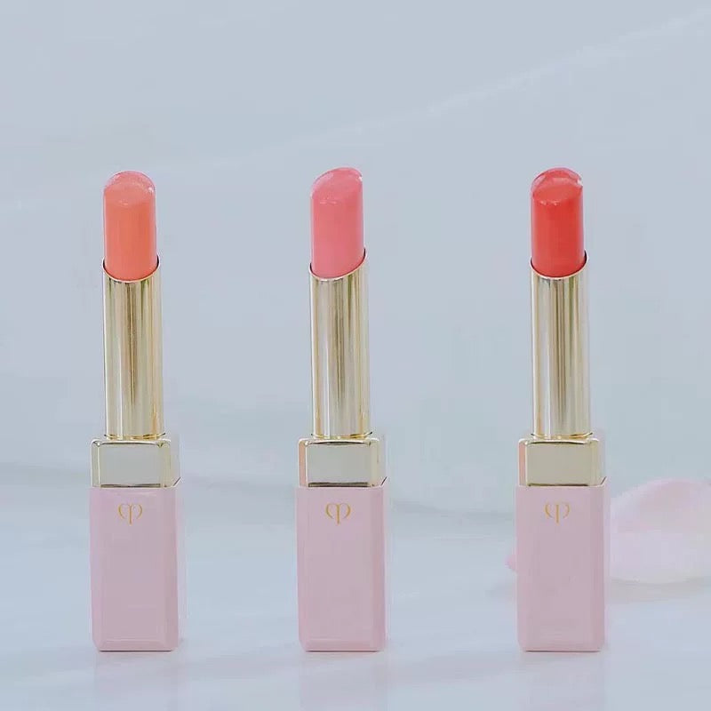 日本本土版CLE DE PEAU BEAUTE CPB 樱花润唇膏 2.8g 三色可选 蜂蜜奶橘 粉管口红 滋润保湿 淡化唇纹